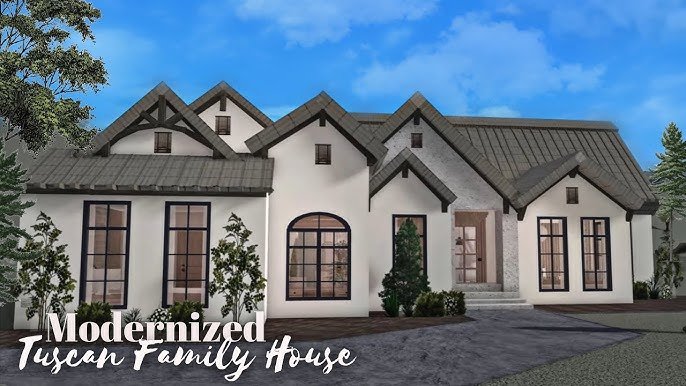The Timeless Charm of a Tuscan House: Building Your Dream Home in Bloxburg